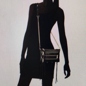 Authentic Rebecca Minkoff Leather Black crossbody